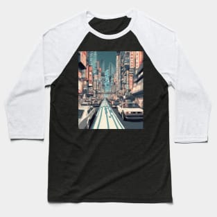 The night streets of Tokyo Baseball T-Shirt